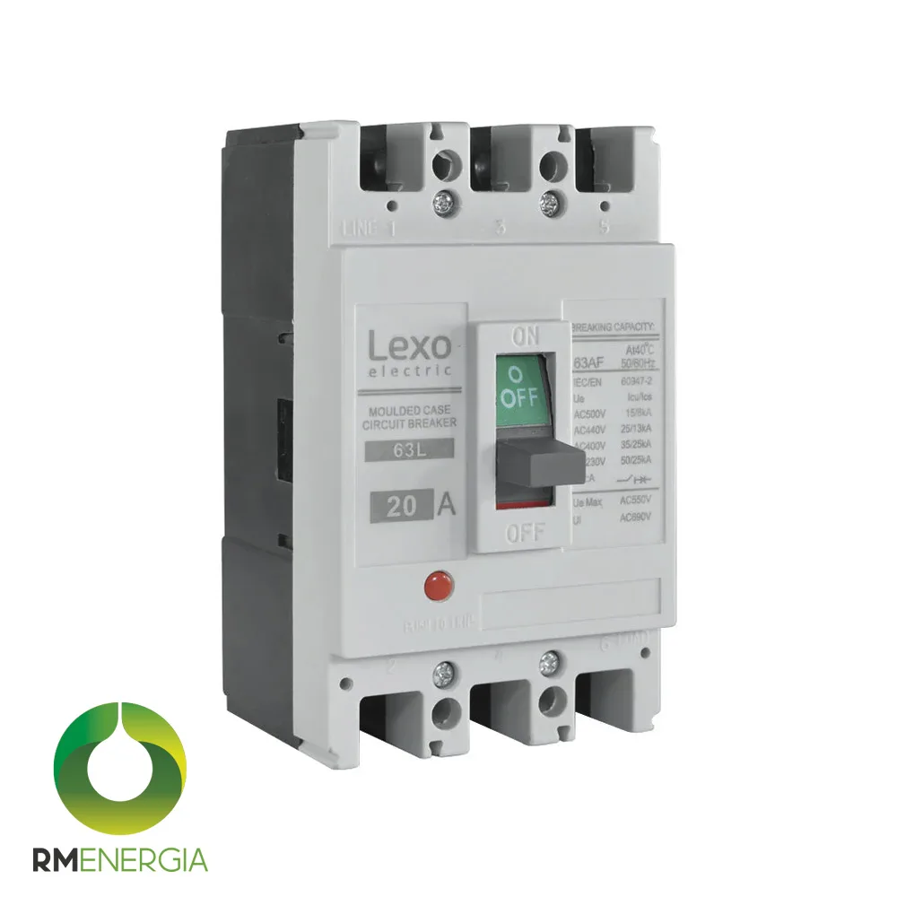 Interruptor Caja Moldeada Fija 63L 25KA — RM Energía Inteligente