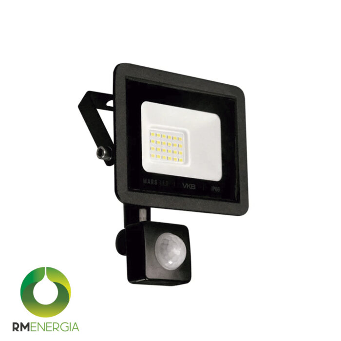 Proyector de Área LED 20W con sensor IP65 6500K