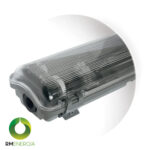 Equipo Estanco 2X20W para Tubo LED T8 | Luminaria Hermética IP65 sin Tubos Incluidos