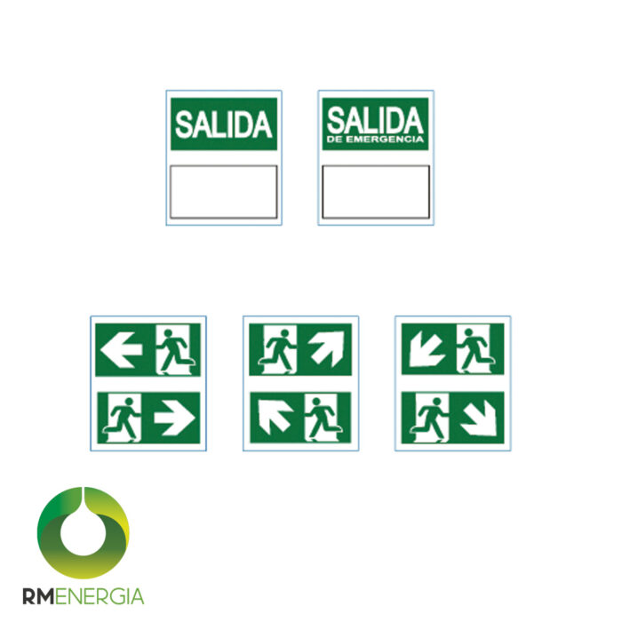 Señalética Emergencia GX-12BC Certificada | Alta Visibilidad Fotoluminiscente A4