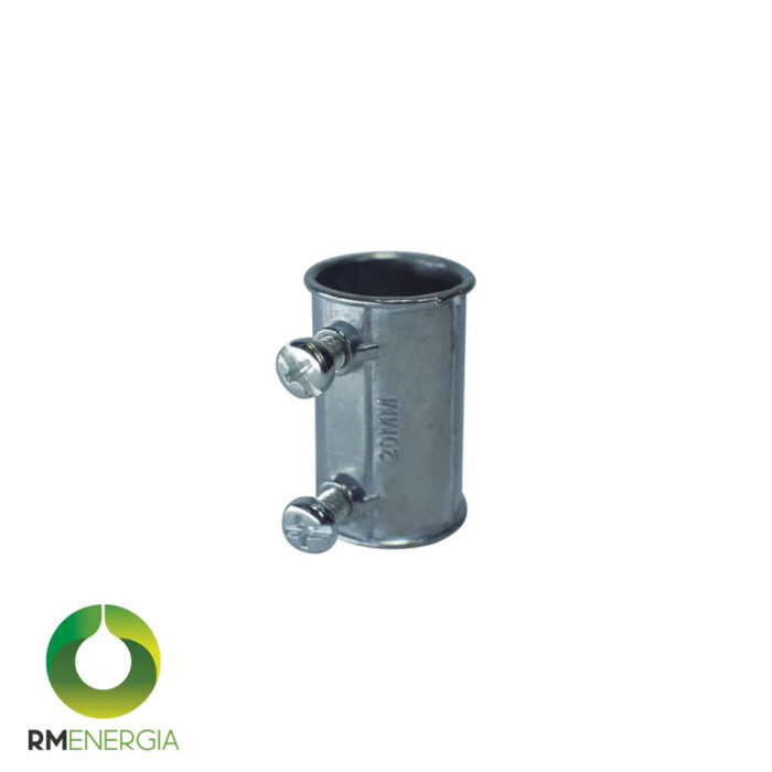 Copla EMT 20 mm | Unión Tubería Metálica Conduit | Canalización Eléctrica - Imagen 1