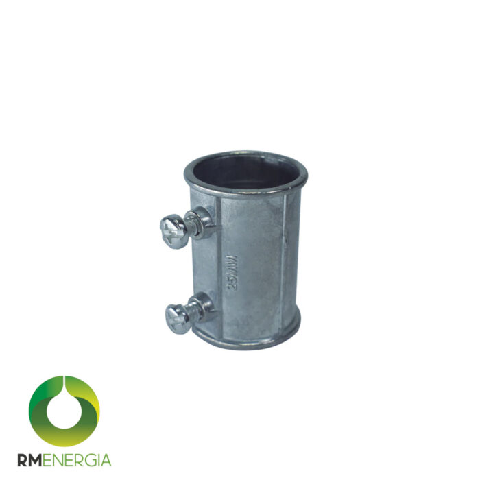 Copla EMT 25 mm | Unión de Tubería Metálica Conduit | Canalización Eléctrica - Imagen 1