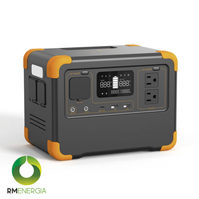 Estación de Energía Portátil Recargable 500W | 576Wh | USB, AC, Solar y Carga Inalámbrica - Imagen 1