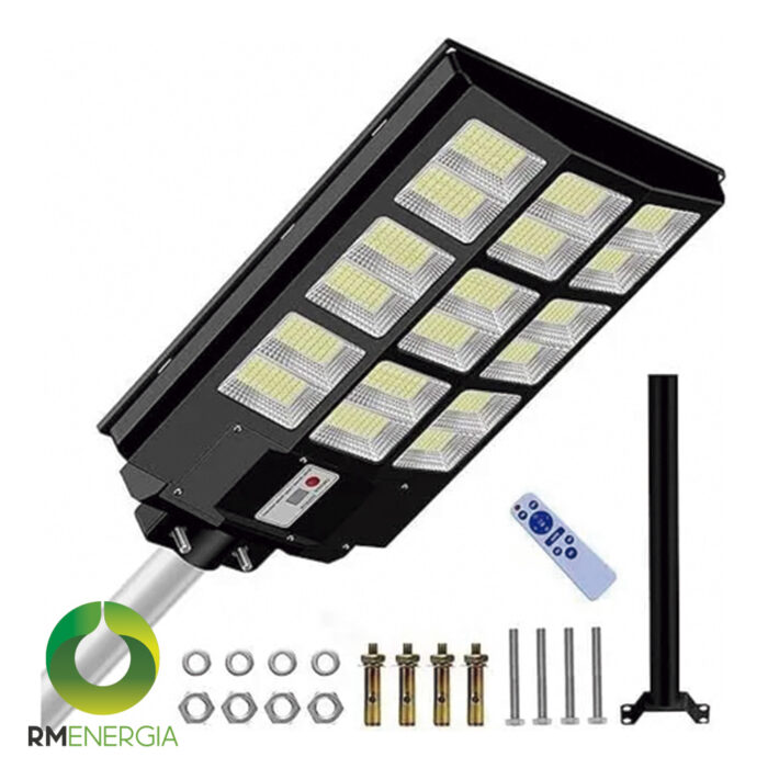 Luminaria Solar LED 1000W con Control y Soporte | Sensor Movimiento | Exterior IP65 - Imagen 1