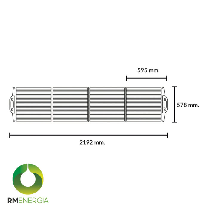 Panel Solar Portátil Fold 200W | Plegable Alta Eficiencia 22.8% | Conector MC4 - Imagen 3