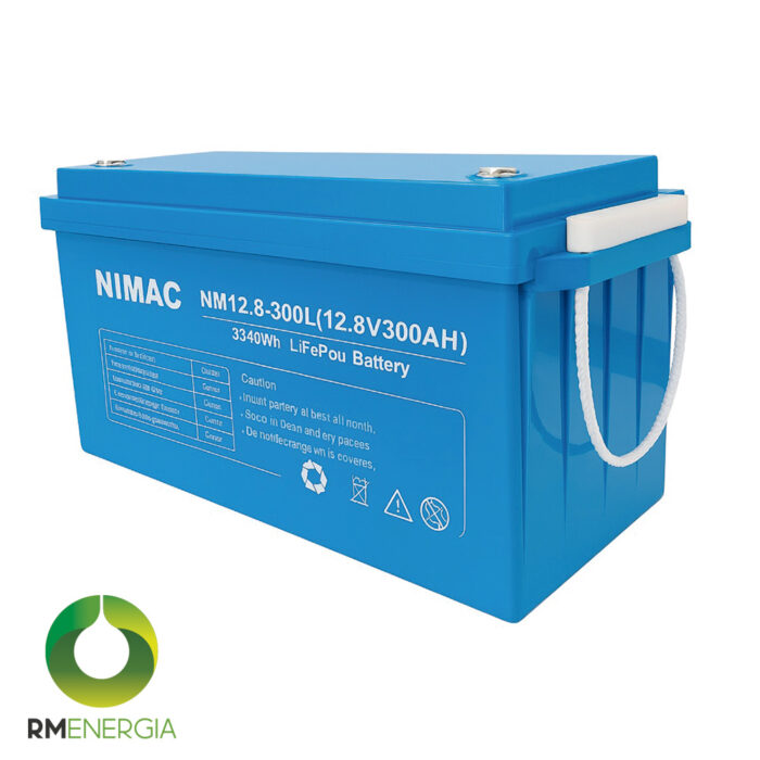 Batería de Litio Nimac 12V 300Ah | LiFePO4 | 6000 Ciclos | Energía Solar Industrial y Backup - Imagen 1