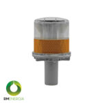 Baliza Destellante Solar para Cono Amarilla | Alta Visibilidad IP68 | 120h de Autonomía