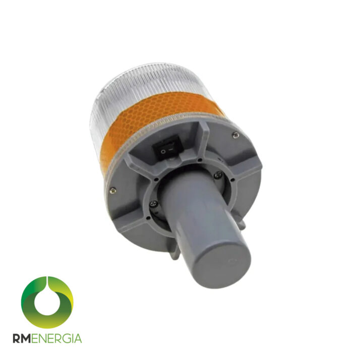Baliza Destellante Solar para Cono Amarilla | Alta Visibilidad IP68 | 120h de Autonomía - Imagen 4