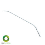 Brazo Acero Galvanizado Lum L‑150 1½″ × 3 M | Soporte Luminaría Peatonal | Alta Resistencia