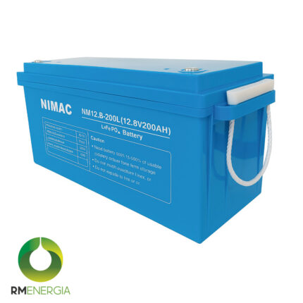 Batería de Litio LiFePO₄ 12.8V 200Ah Nimac NM12.8-200L