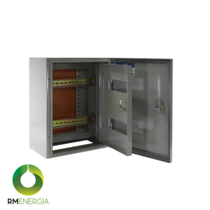 Gabinete Metálico IP65 1 Puerta 400x300x200 mm con Chasis
