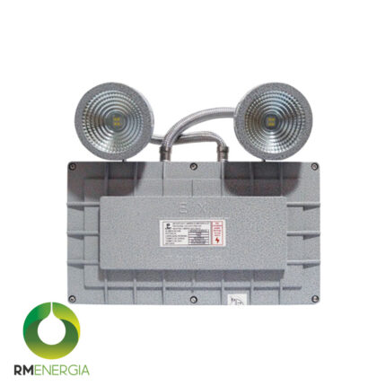 lampara emergencia antiexplosiva led 2x3w ip65