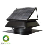 Extractor de Aire Solar 14 Pulgadas 60W Base 600X600 Mm