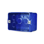 Caja para Albañilería Embutida Color Azul 103 X 68 Mm