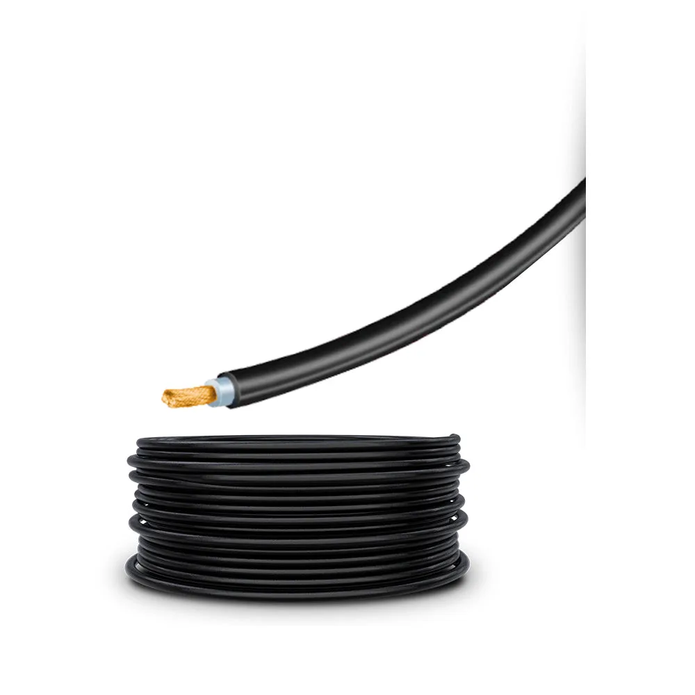 Cable Solar Xlpo Rollo de 300 Metros 4MM Negro — RM Energía Inteligente