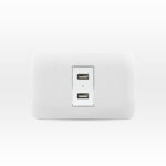 Toma Usb 5V C.c. 1100MA Blanco Armado Blanca