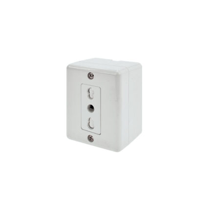 Casquete Toma Corriente 10/16A Blanco