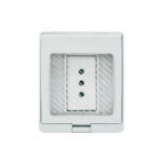 Contenedor IP55 con Tomacorriente Simple 10A 250V Blanco