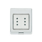 Contenedor IP55 con Tomacorriente Doble 10A 250V Blanco