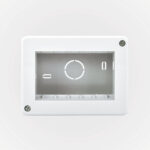 Casquete Sobrepuesto IP20 3 Módulos Blanco