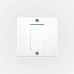 Casquete IP20 con Interruptor Simple 9/24 10A 250V Blanco