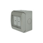 Casquete Hidrobox Toma Corriente Doble 10A