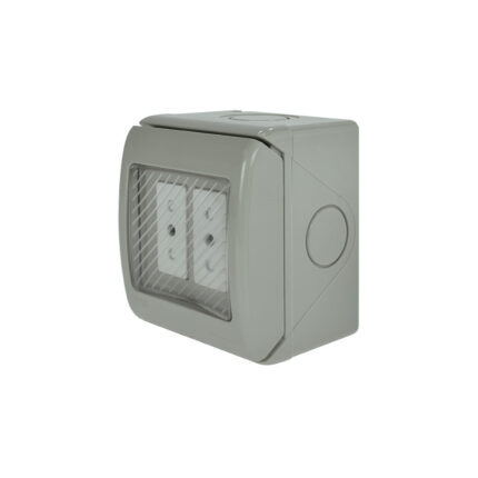 Casquete Hidrobox Toma Corriente Doble 10A