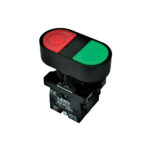 Pulsador Doble Rojo/Verde 1NO+1NC