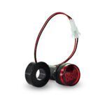 Luz Piloto Roja con Amperimetro 60-500 Vac