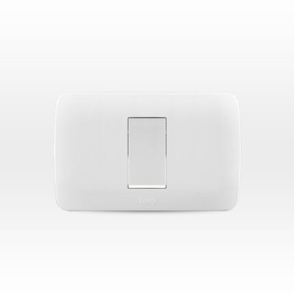 Interruptor Simple 9/24 10A 250V Blanco Armado