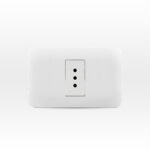 Toma Corriente Simple 10A 250V Blanco Armado