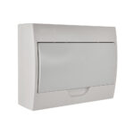 Tablero Sobrepuesto 12 Polos Tapa Blanca Libre de Halógeno IP41