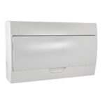 Tablero Sobrepuesto 18 Polos Tapa Blanca Libre de Halógeno IP41