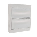 Tablero Sobrepuesto 24 Polos Tapa Blanca Libre de Halógeno IP41