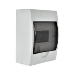 Tablero Sobrepuesto 6 Polos Tapa Color Humo Libre de Halógeno IP41