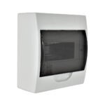 Tablero Sobrepuesto 8 Polos Tapa Color Humo Libre de Halógeno IP41