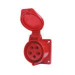 Enchufe Hembra Embutida 32A 3P+T 380V IP44