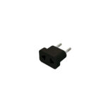 Adaptador Enchufe de Americano 2P 10A 250V Negro