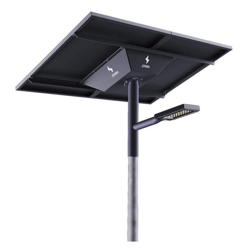 Luminaria Solar DS01 Staria INFINITY 80W 14.180 lm IP66 IK10 para Proyectos Exteriores — RM Energía Inteligente